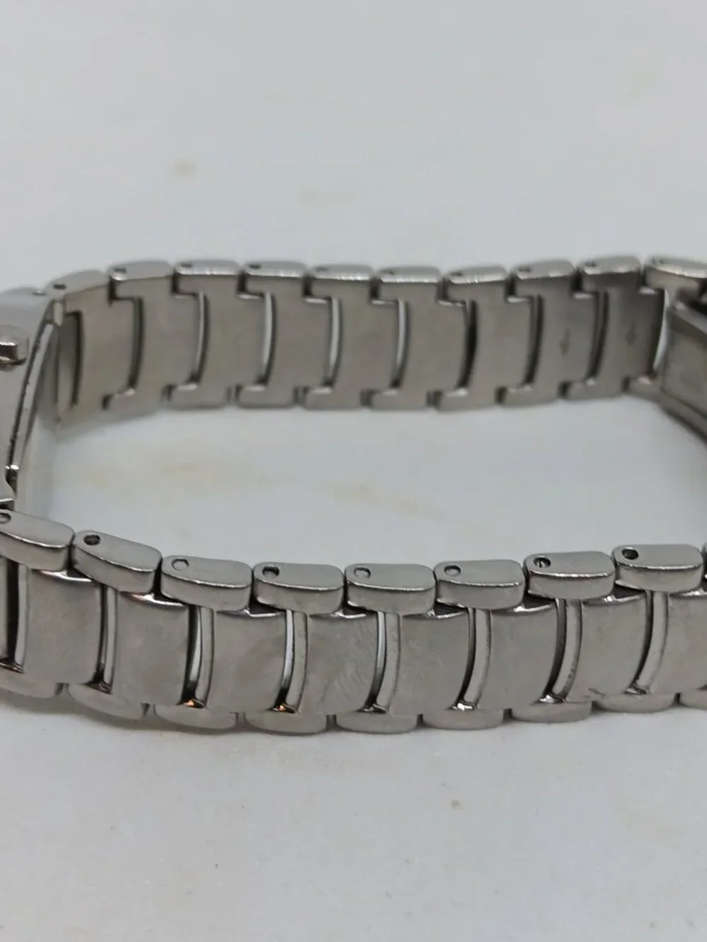 VINTAGE 2000s Fossil FS-2735 Women's 20 x 29mm Stainless Steel Tonneau Watch